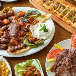 Doner, shawarma, and various Turkish meats